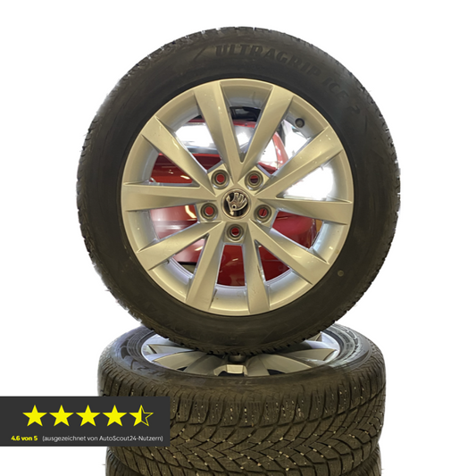 Skoda Octavia Winterräder (Kompletträder) 16 Zoll (205/55R16) Goodyear