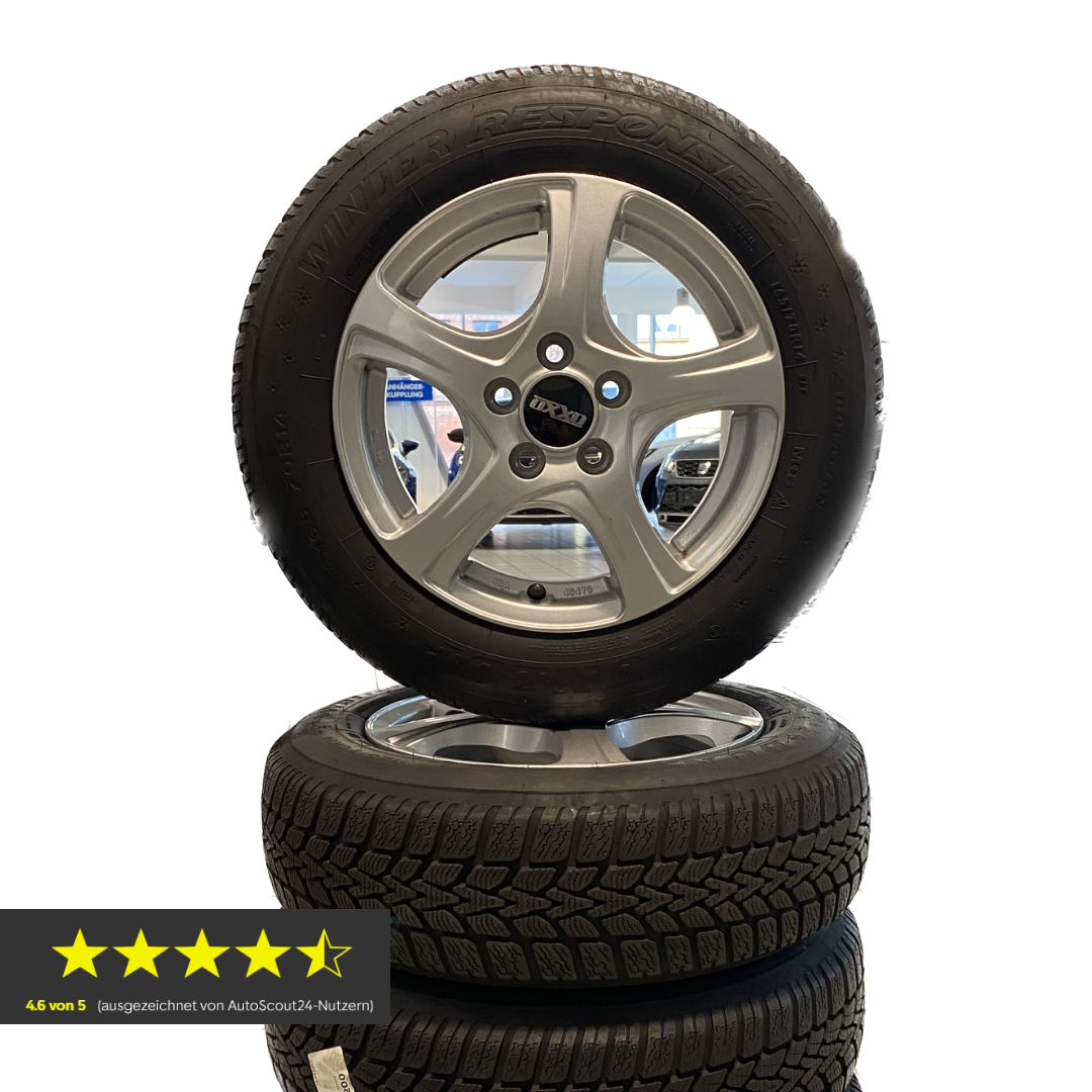 Skoda Fabia Winterräder (Kompletträder) 14 Zoll OXXO (165/70R14) Dunlop