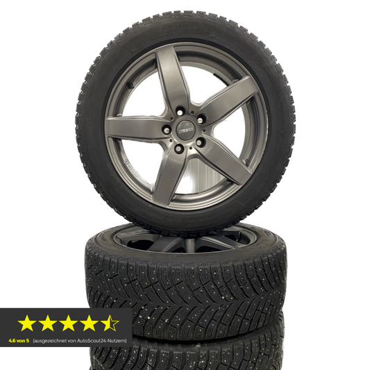 Audi A4 Winterräder (Kompletträder) 17 Zoll SPIKES (225/50R17) Michelin