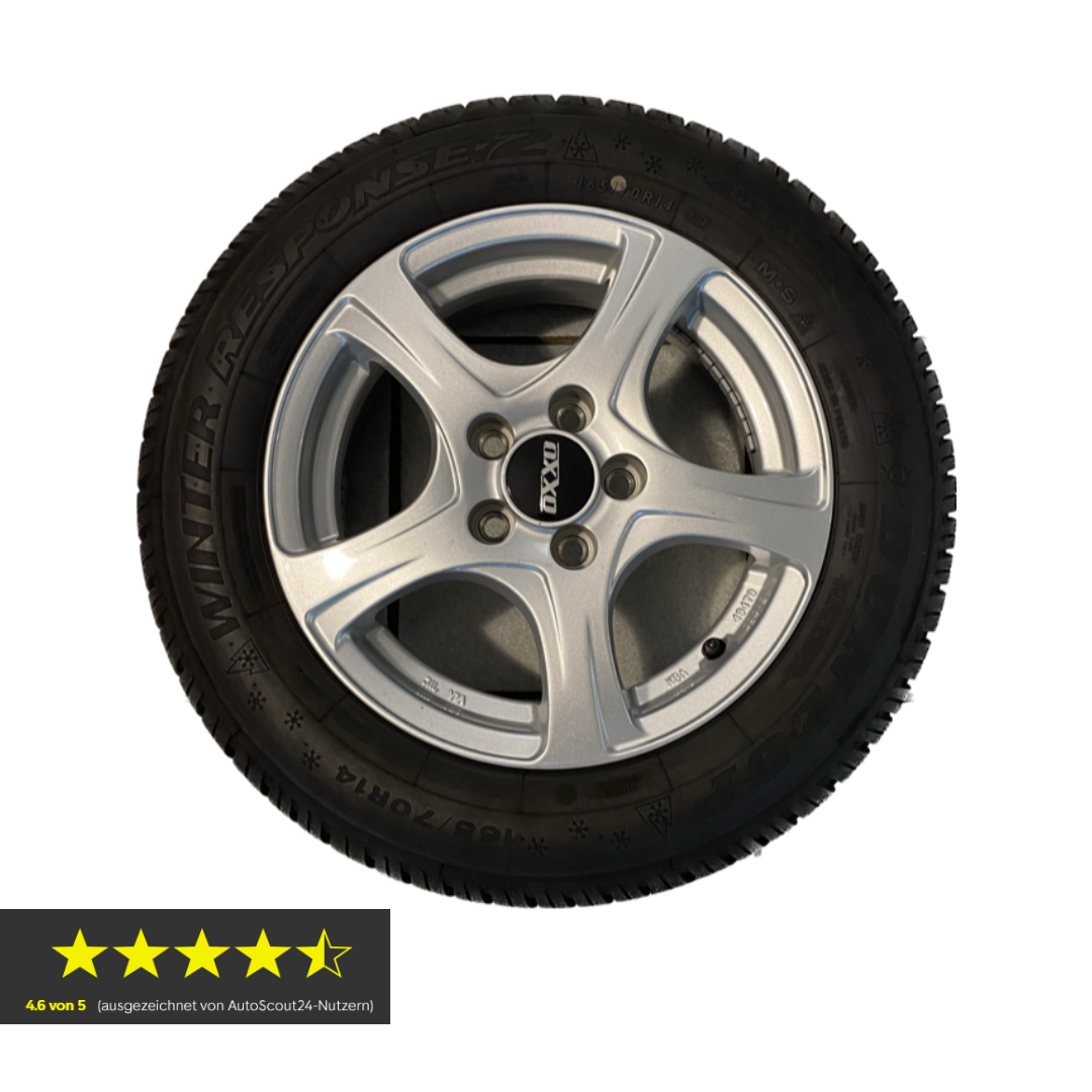 Skoda Fabia Winterräder (Kompletträder) 14 Zoll OXXO (165/70R14) Dunlop