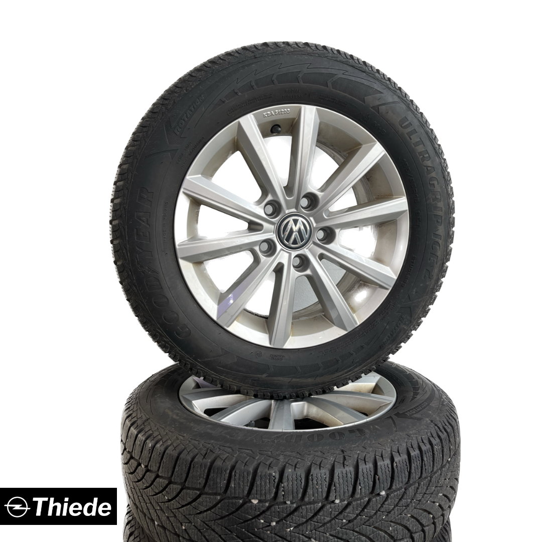 VW Golf 8 VIII Winterräder (Kompletträder) ALU 15 Zoll (195/65R15) GoodYear