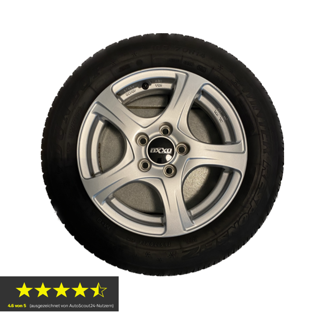 Skoda Fabia Winterräder (Kompletträder) 14 Zoll OXXO (165/70R14) Dunlop