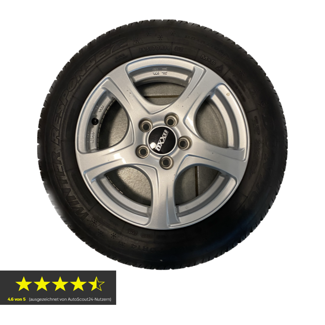 Skoda Fabia Winterräder (Kompletträder) 14 Zoll OXXO (165/70R14) Dunlop