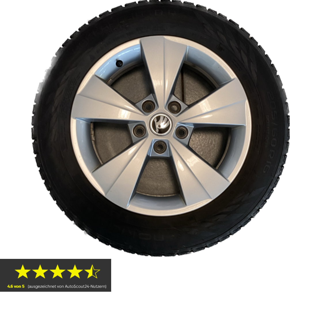 Skoda Octavia Winterräder (Kompletträder) 16 Zoll (205/60R16) Yokohama
