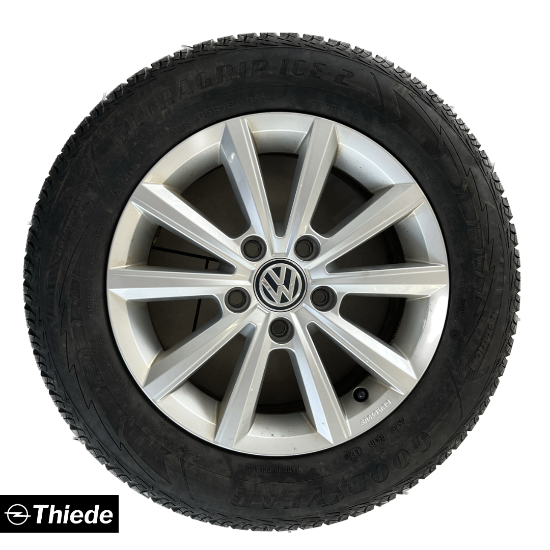VW Golf 8 VIII Winterräder (Kompletträder) ALU 15 Zoll (195/65R15) GoodYear