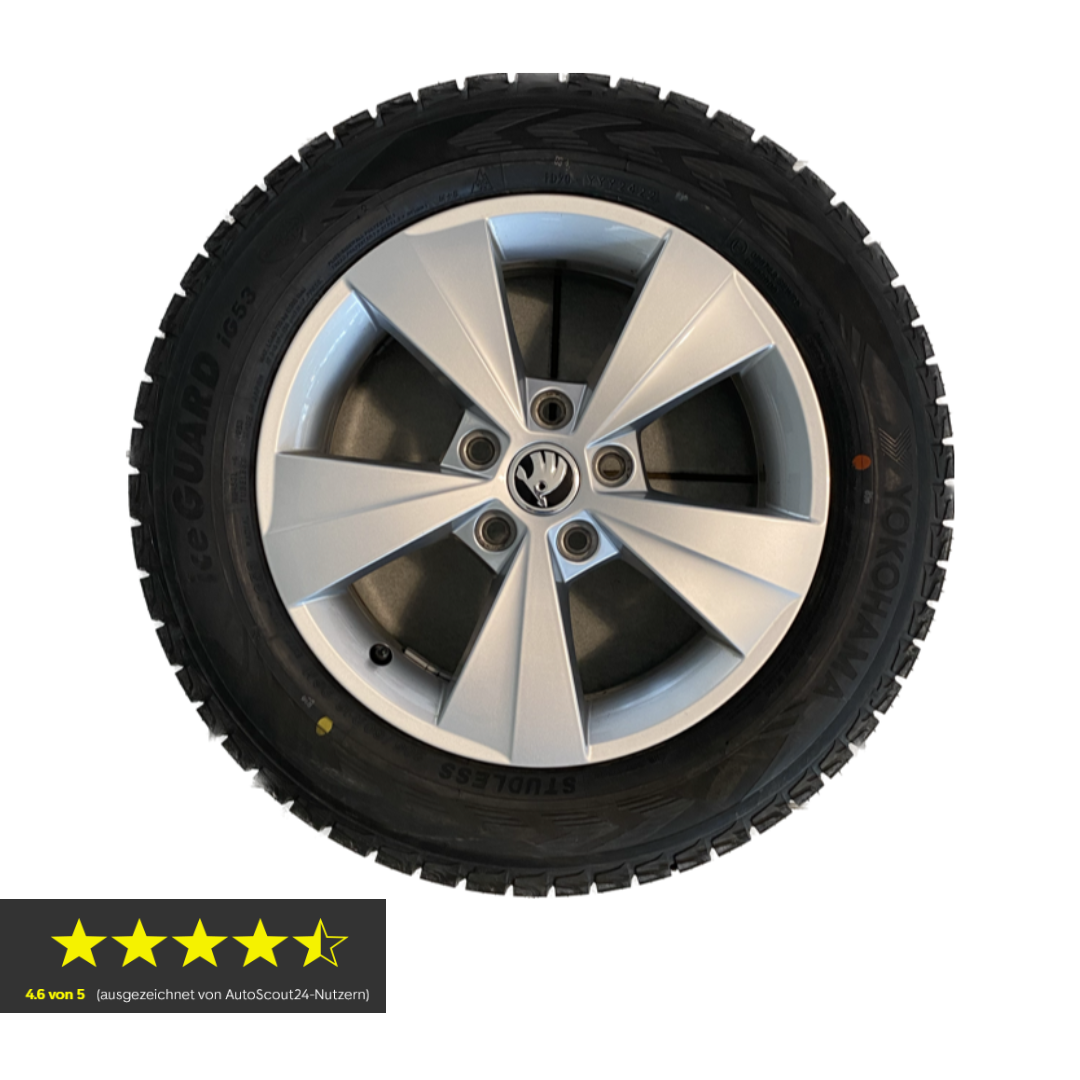 Skoda Octavia Winterräder (Kompletträder) 16 Zoll (205/60R16) Yokohama