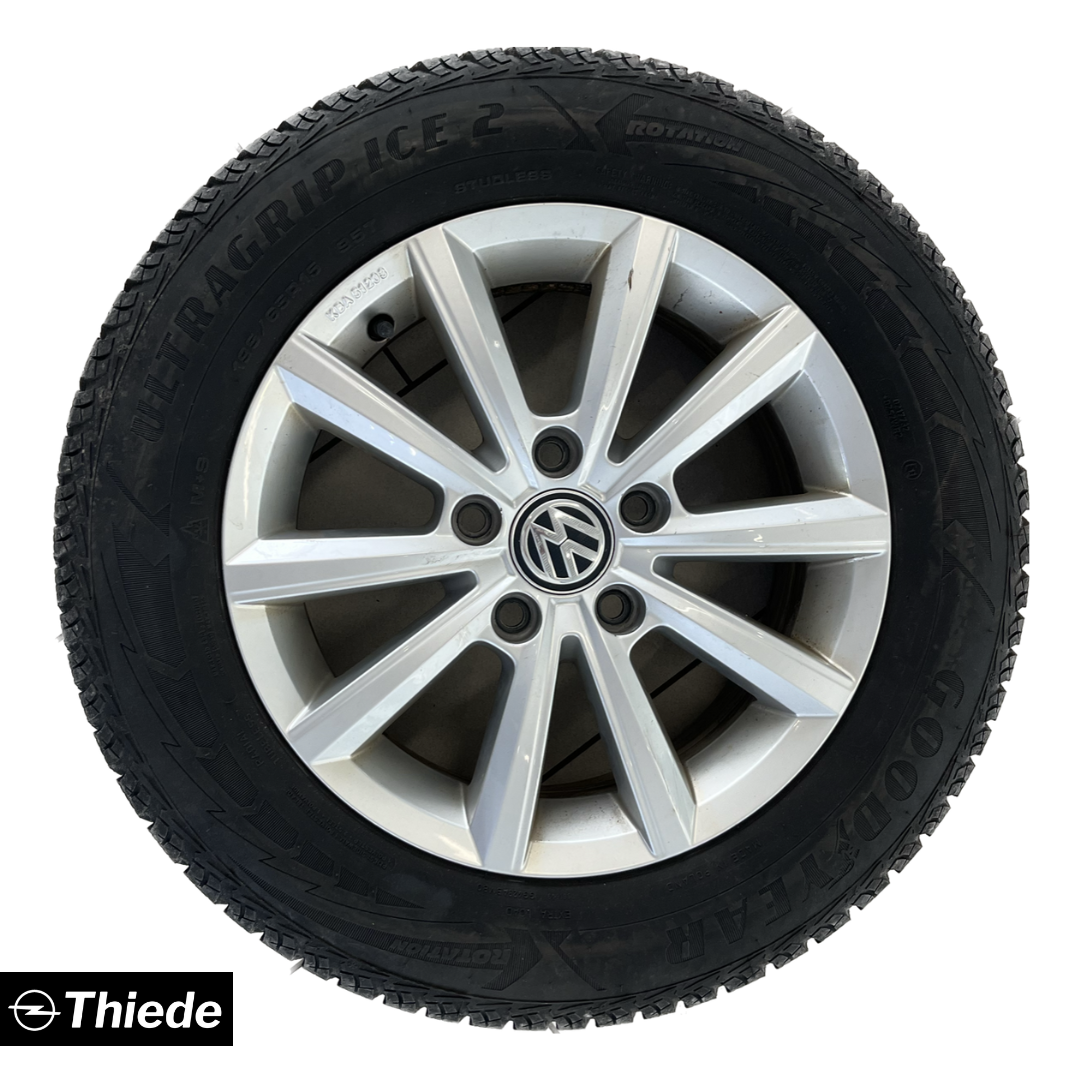 VW Golf 8 VIII Winterräder (Kompletträder) ALU 15 Zoll (195/65R15) GoodYear
