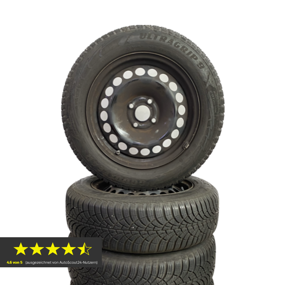 Opel Corsa (e) Winterräder (Kompletträder) Stahl (185/65R15) GoodYear