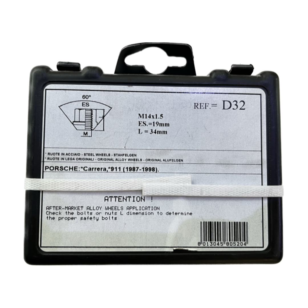 OZ D32 Felgenschloss Radsicherung M14x1.5x34mm für Alufelgen (Insignia)