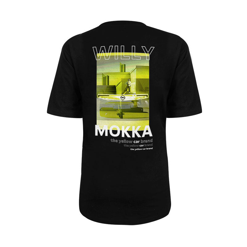 Opel T-Shirt Herren Mokka x Willy Black