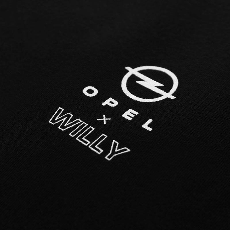 Opel T-Shirt Herren Mokka x Willy Black