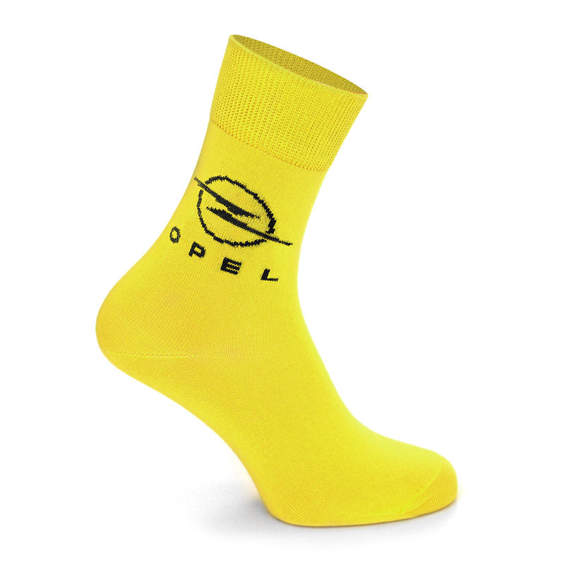 Opel Business Socken gelb mit Opel-Blitz