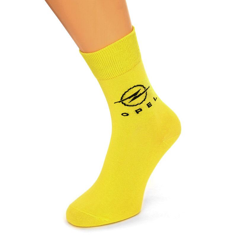 Opel Business Socken gelb mit Opel-Blitz