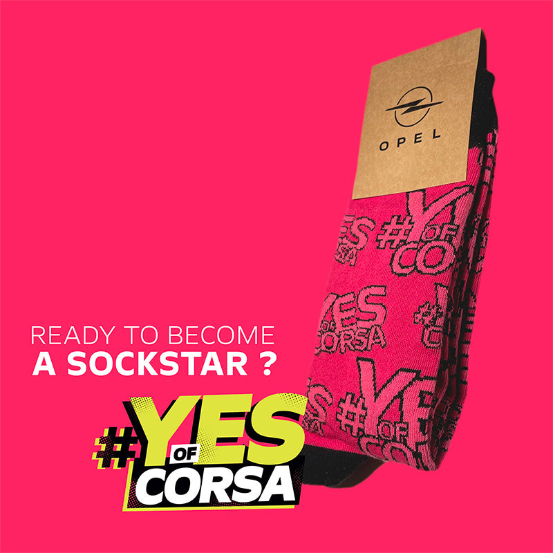 Opel Socken "Corsa-Design" #Yes of Corsa Socks (Unisex)