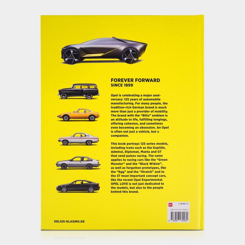 OPEL Buch ``FOREVER FORWARD Since 1899` -Englisch