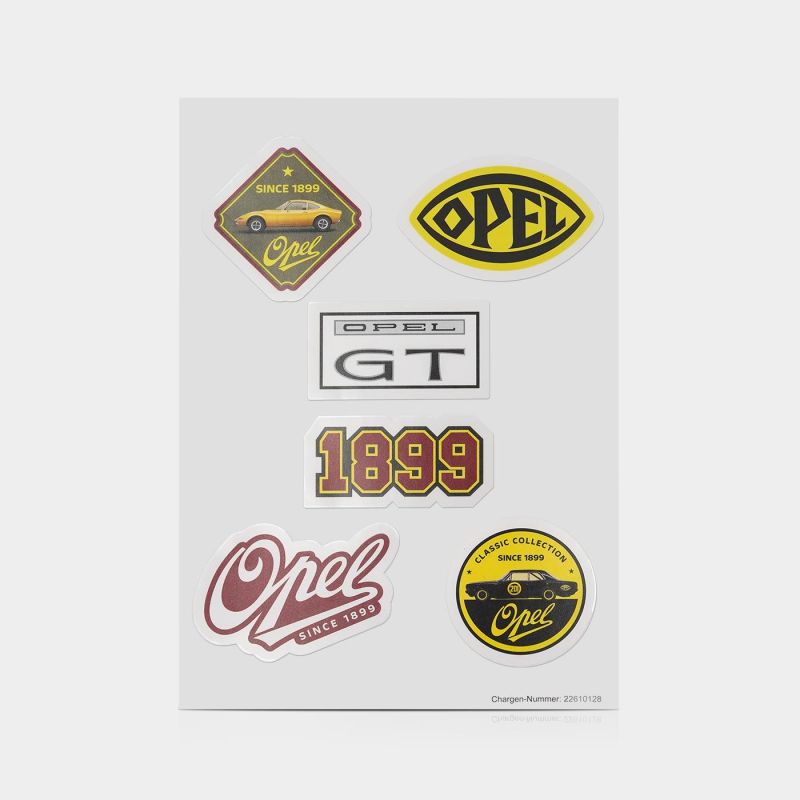Opel Premium Aufkleberset "CLASSIC"